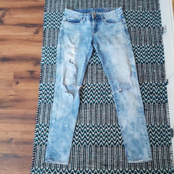 Blank NYC Denim - Blank NYC acid distressed torn skinny jeans